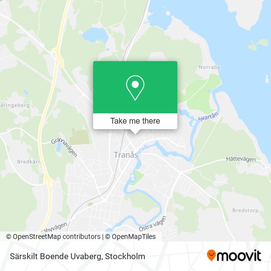 Särskilt Boende Uvaberg map