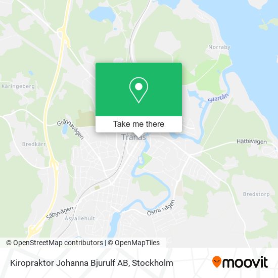 Kiropraktor Johanna Bjurulf AB map