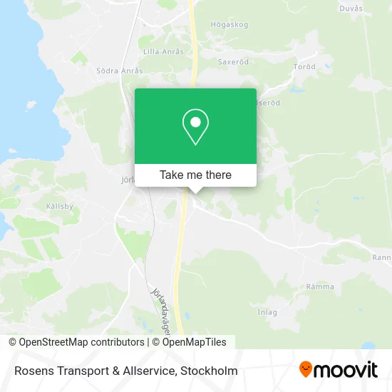 Rosens Transport & Allservice map
