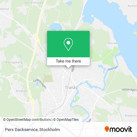 Pers Dackservice map