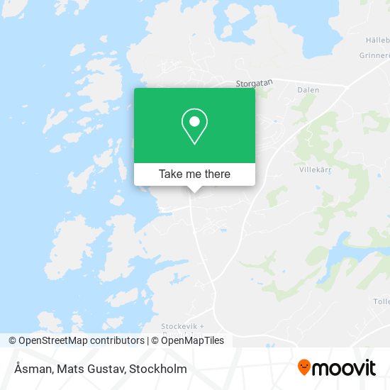 Åsman, Mats Gustav map