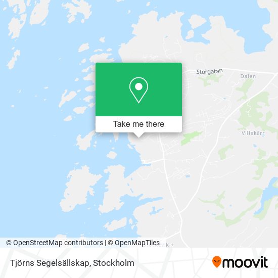 Tjörns Segelsällskap map