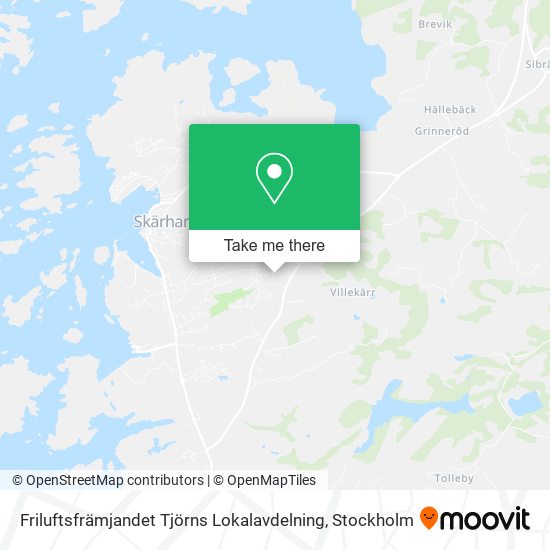 Friluftsfrämjandet Tjörns Lokalavdelning map