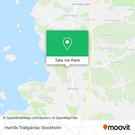 Hartills Trädgårdar map