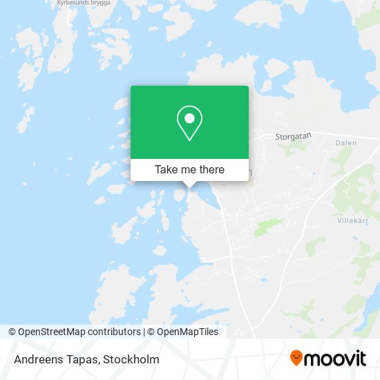 Andreens Tapas map