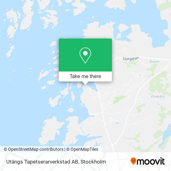 Utängs Tapetserarverkstad AB map