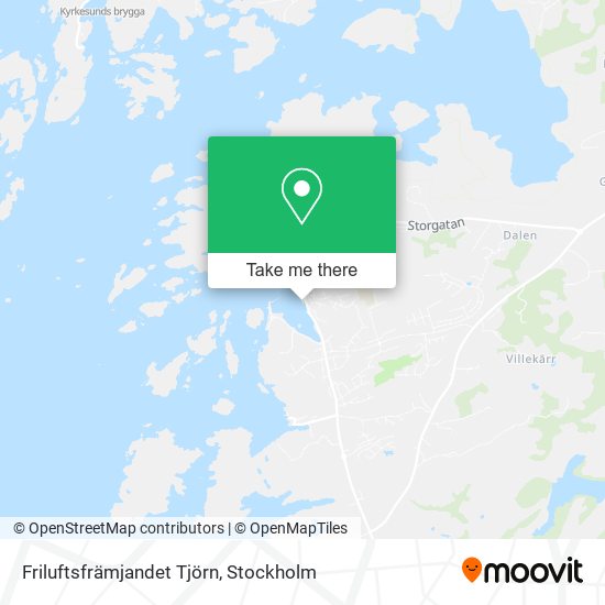 Friluftsfrämjandet Tjörn map