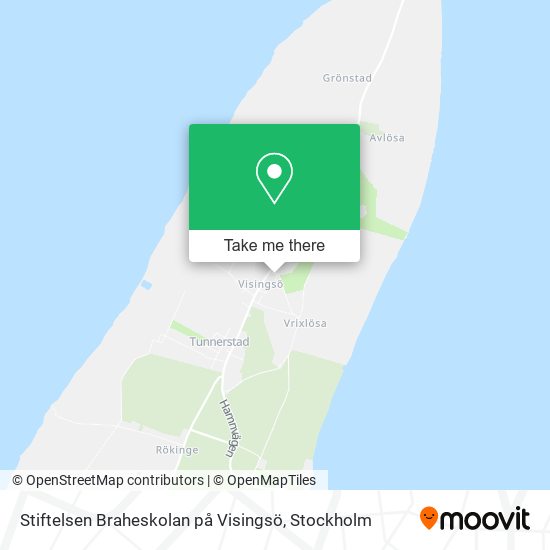 Stiftelsen Braheskolan på Visingsö map