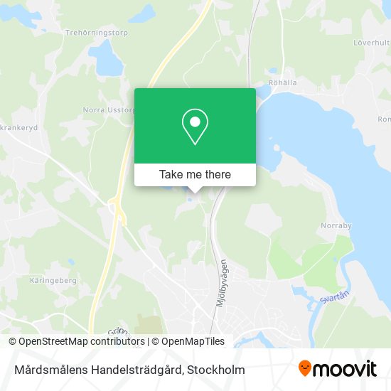 Mårdsmålens Handelsträdgård map