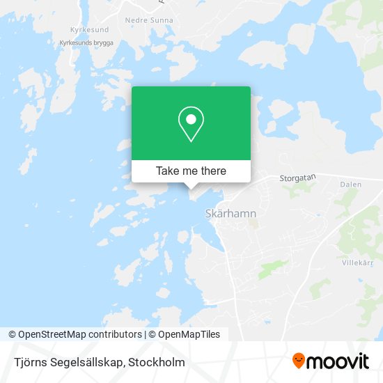 Tjörns Segelsällskap map