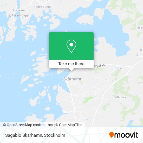 Sagabio Skärhamn map