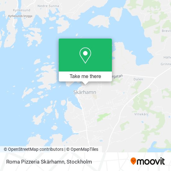 Roma Pizzeria Skärhamn map