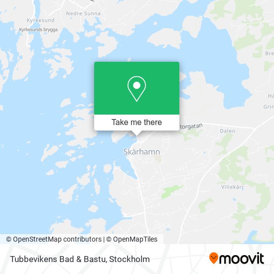 Tubbevikens Bad & Bastu map