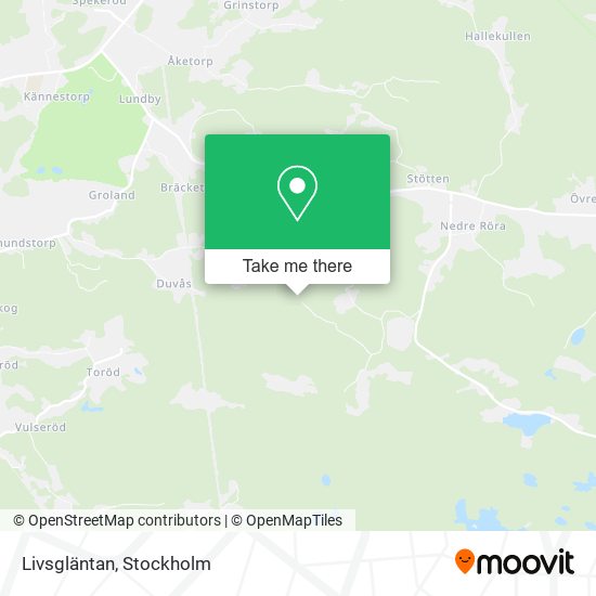 Livsgläntan map