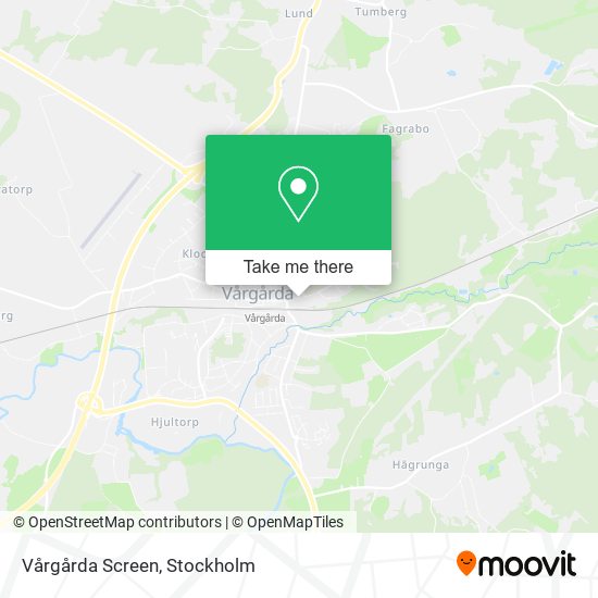 Vårgårda Screen map