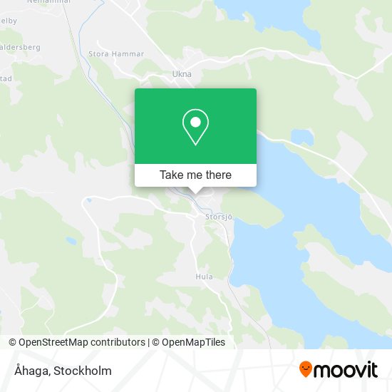 Åhaga map