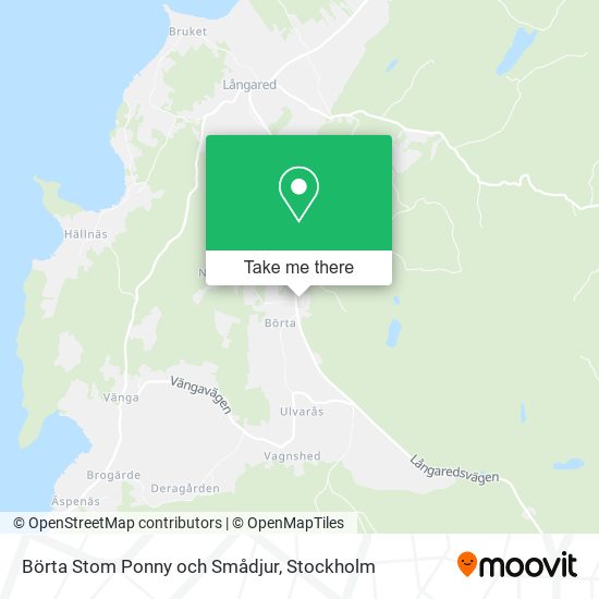 Börta Stom Ponny och Smådjur map