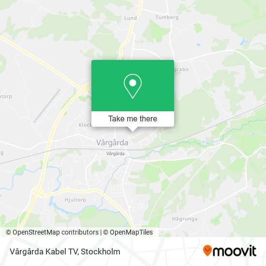 Vårgårda Kabel TV map