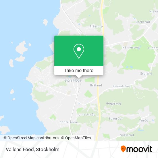 Vallens Food map