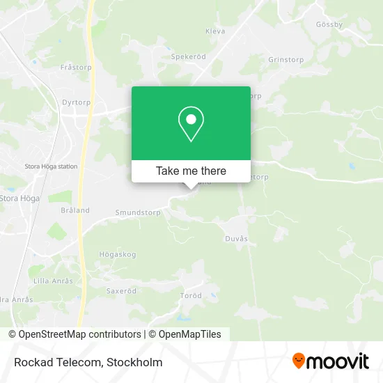 Rockad Telecom map