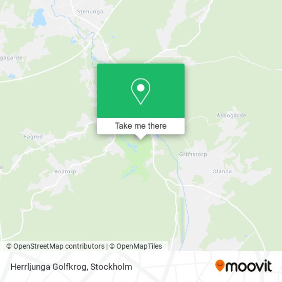 Herrljunga Golfkrog map