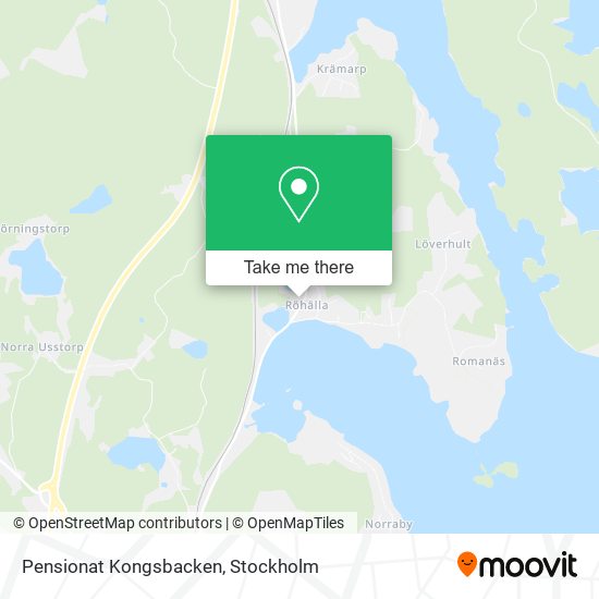 Pensionat Kongsbacken map