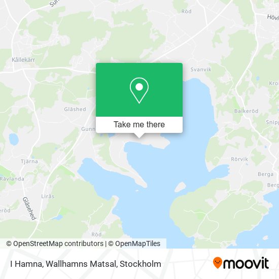 I Hamna, Wallhamns Matsal map