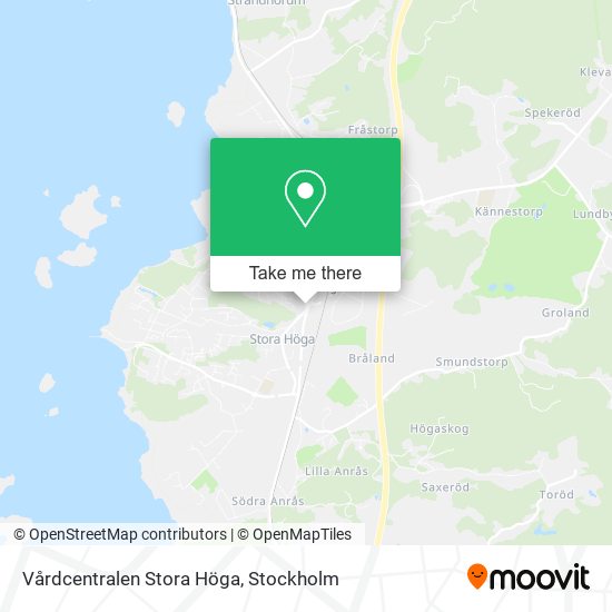 Vårdcentralen Stora Höga map