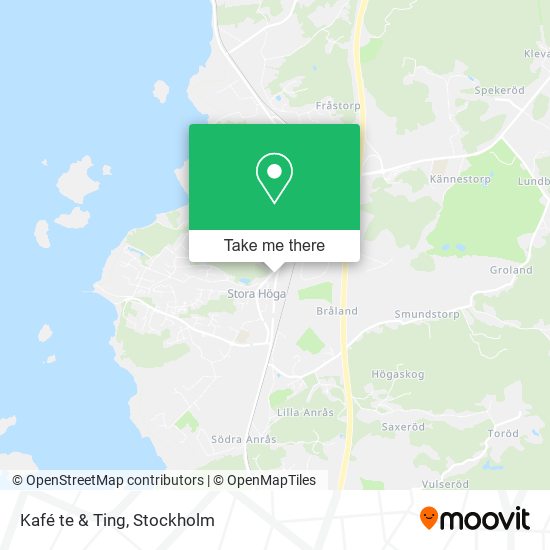 Kafé te & Ting map