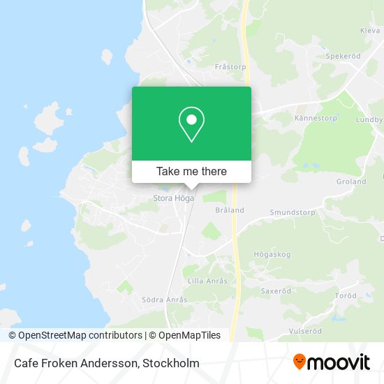 Cafe Froken Andersson map