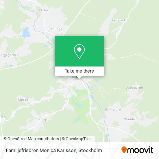 Familjefrisören Monica Karlsson map