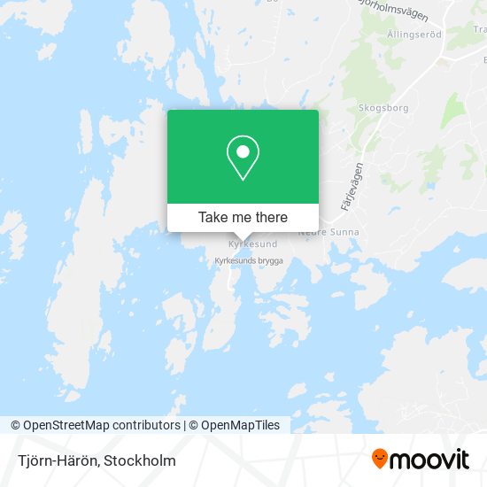 Tjörn-Härön map