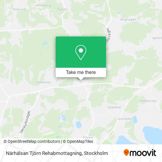 Närhälsan Tjörn Rehabmottagning map