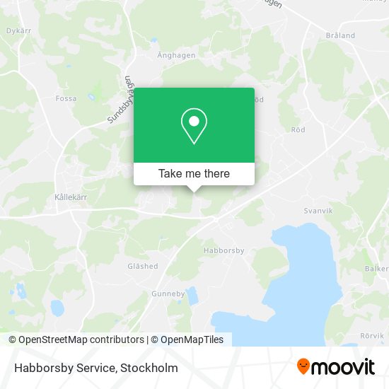 Habborsby Service map