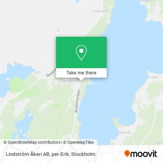 Lindström Åkeri AB, per-Erik map