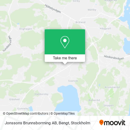 Jonssons Brunnsborrning AB, Bengt map