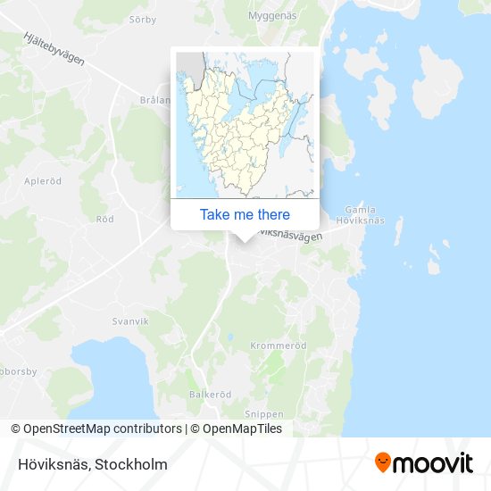 Höviksnäs map