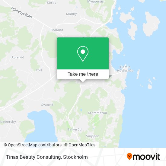 Tinas Beauty Consulting map