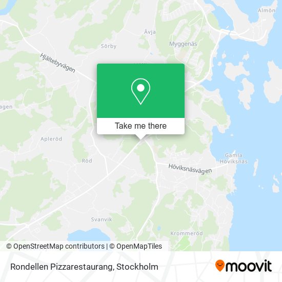 Rondellen Pizzarestaurang map