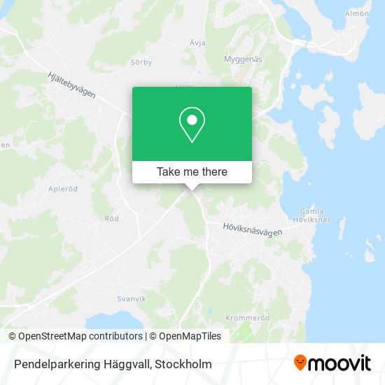 Pendelparkering Häggvall map