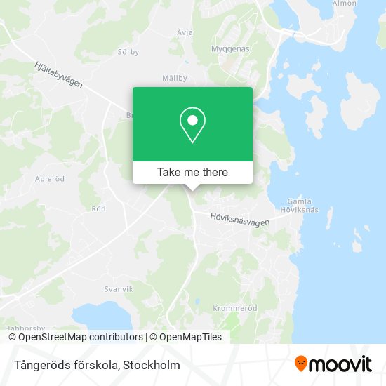 Tångeröds förskola map