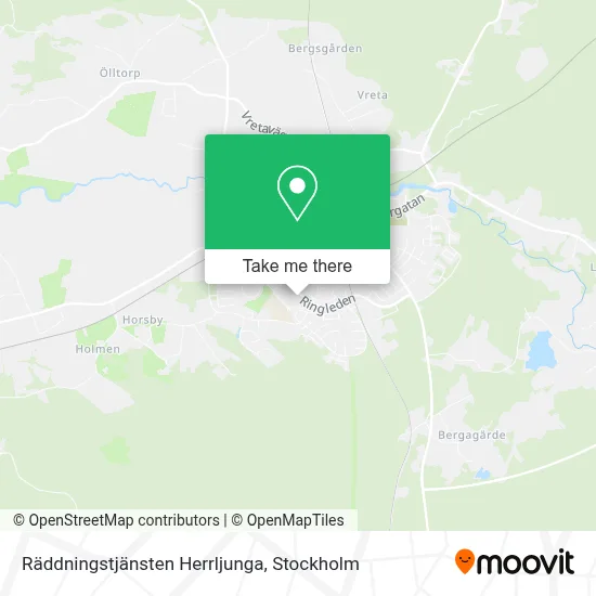 Räddningstjänsten Herrljunga map