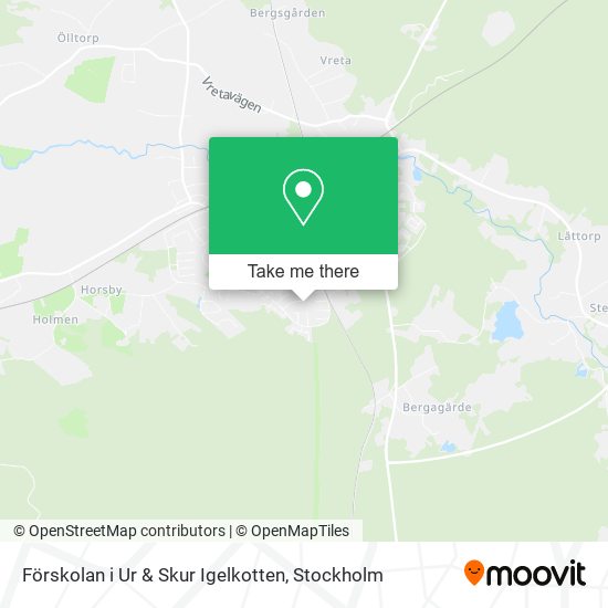 Förskolan i Ur & Skur Igelkotten map