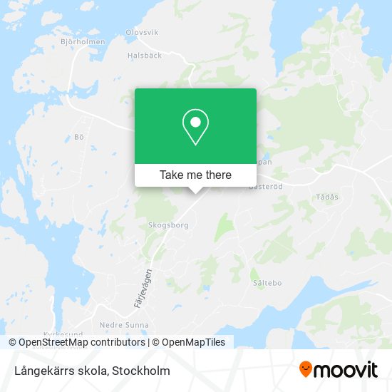 Långekärrs skola map