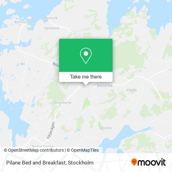 Pilane Bed and Breakfast map