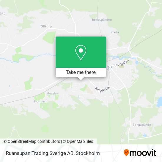 Ruansupan Trading Sverige AB map