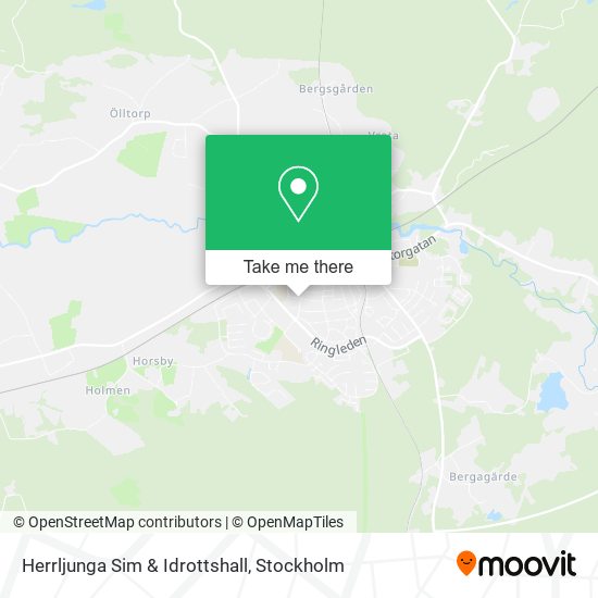 Herrljunga Sim & Idrottshall map