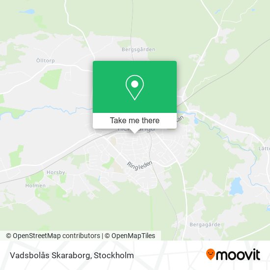 Vadsbolås Skaraborg map