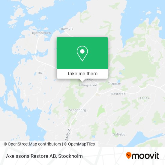 Axelssons Restore AB map