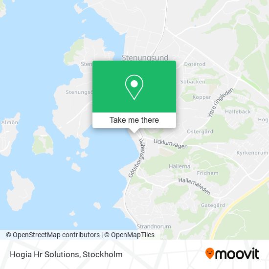 Hogia Hr Solutions map